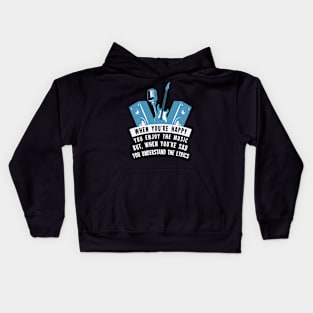 When you're happy you enjoy the music Kids Hoodie